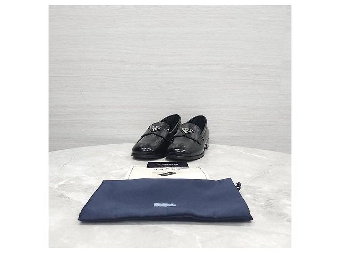 Prada Mocassini in pelle spazzolata - vista 7