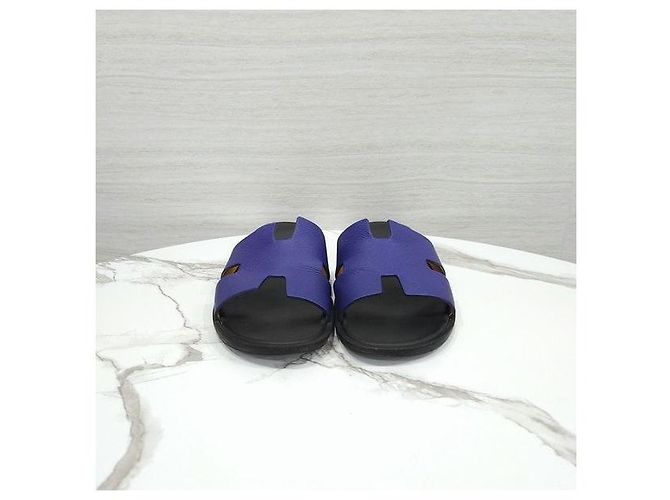 Hermès Sandalo Slipper Izmir Navy - vista 2
