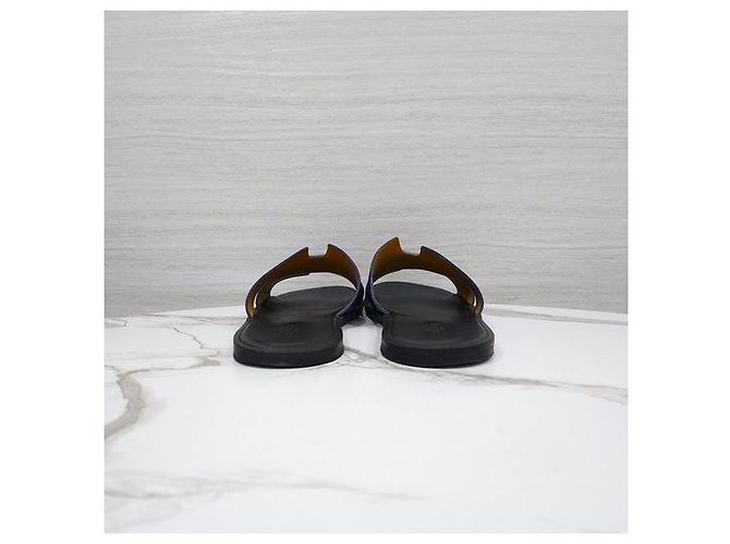 Hermès Sandalo Slipper Izmir Navy - vista 3