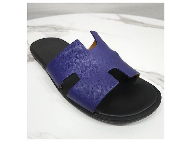Hermès Sandalo Slipper Izmir Navy - vista 5