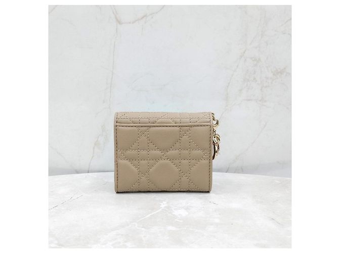 Dior Lady Lambskin Wallet Sand - Ansicht 11