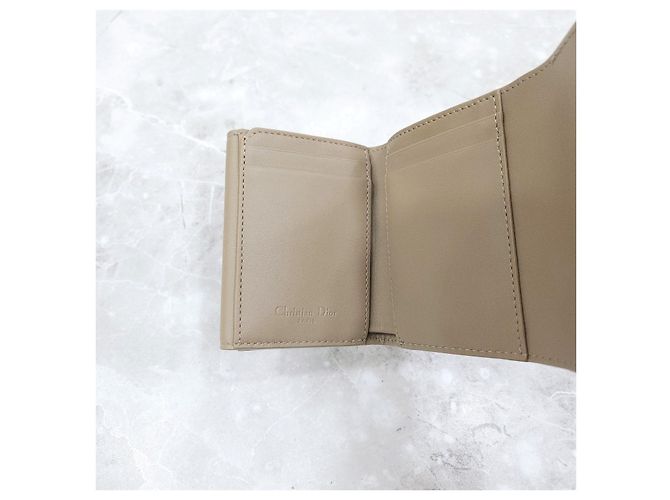 Dior Lady Lambskin Wallet Sand - Ansicht 14