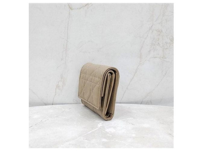 Dior Lady Lambskin Wallet Sand - Ansicht 2