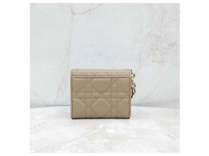 Dior Lady Lambskin Wallet Sand - Ansicht 3