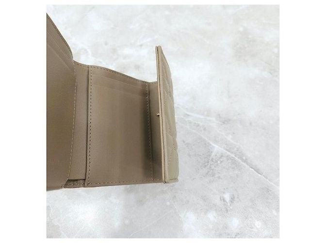 Dior Lady Lambskin Wallet Sand - Ansicht 7