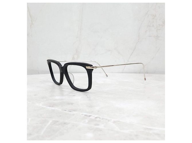Thom Browne Gafas de titanio mate - vista 10