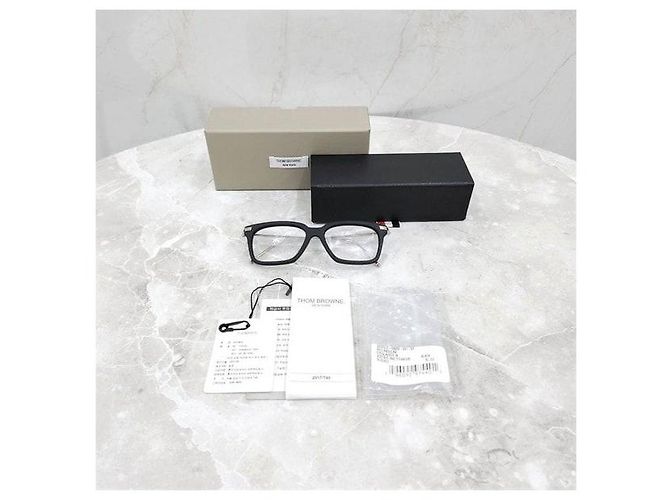 Thom Browne Gafas de titanio mate - vista 8