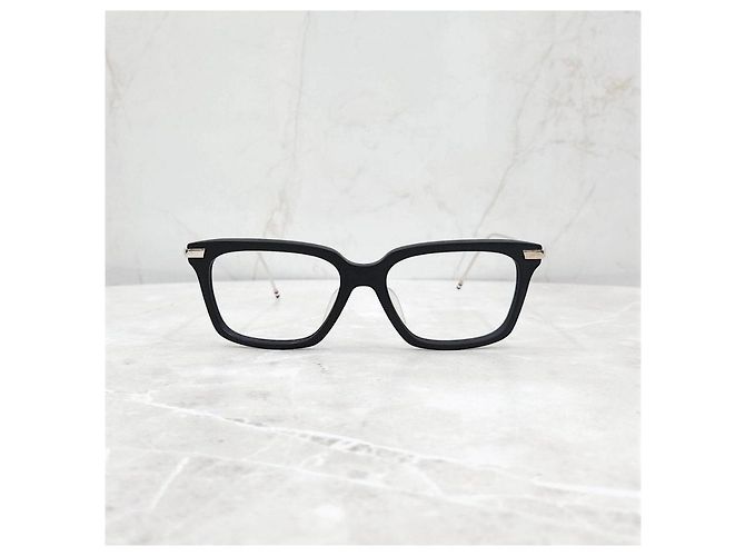 Thom Browne Gafas de titanio mate - vista 9