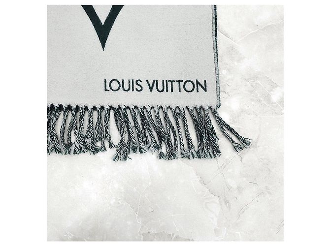 Louis Vuitton Bufanda Graphic Dual Dark Green - vista 15