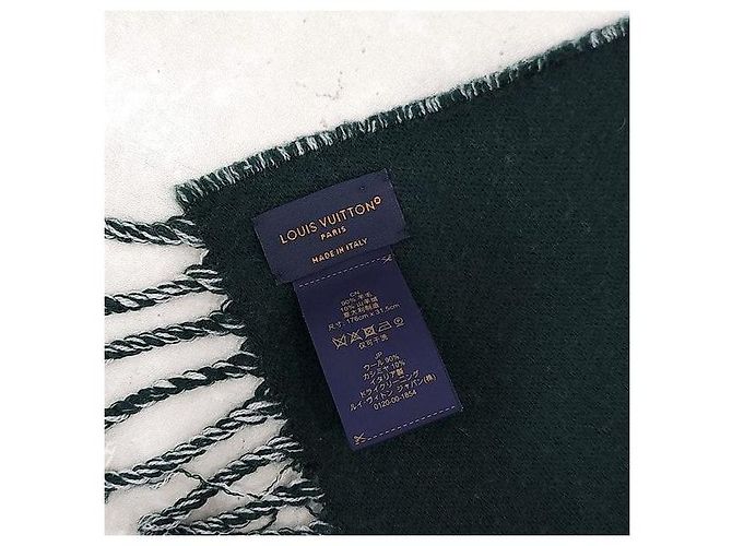 Louis Vuitton Bufanda Graphic Dual Dark Green - vista 6
