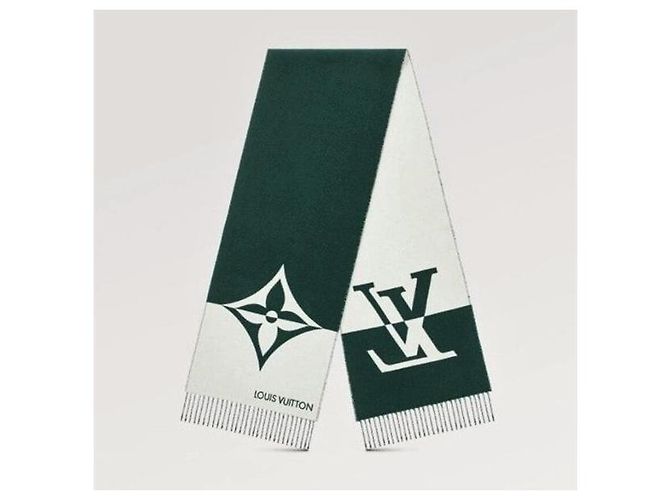 Louis Vuitton Bufanda Graphic Dual Dark Green - vista 9