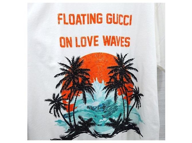 Gucci T-Shirt mit Pailletten-Logo - Ansicht 3