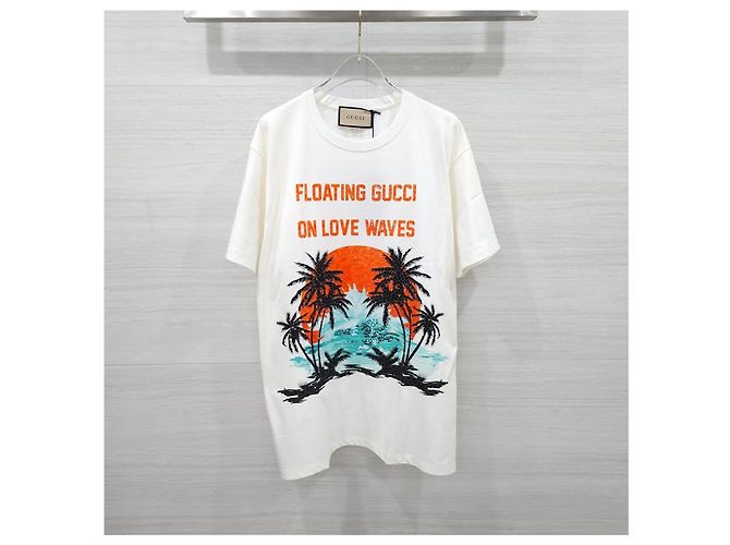 Gucci T-Shirt mit Pailletten-Logo - Ansicht 6