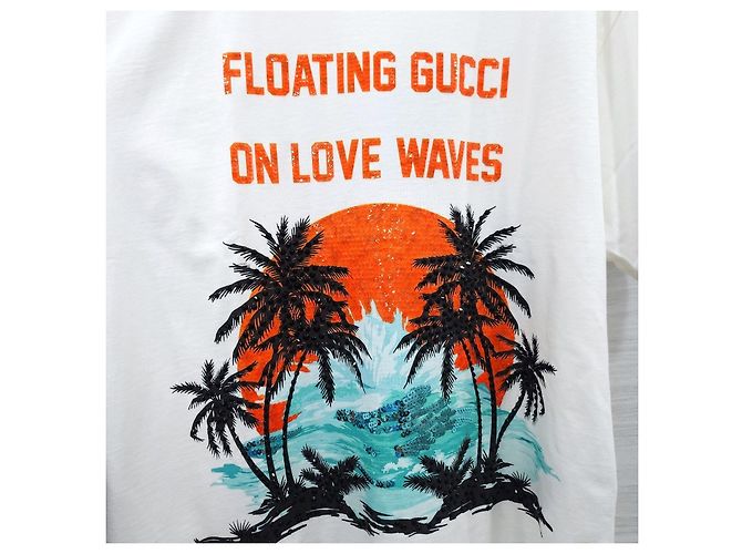 Gucci T-Shirt mit Pailletten-Logo - Ansicht 8