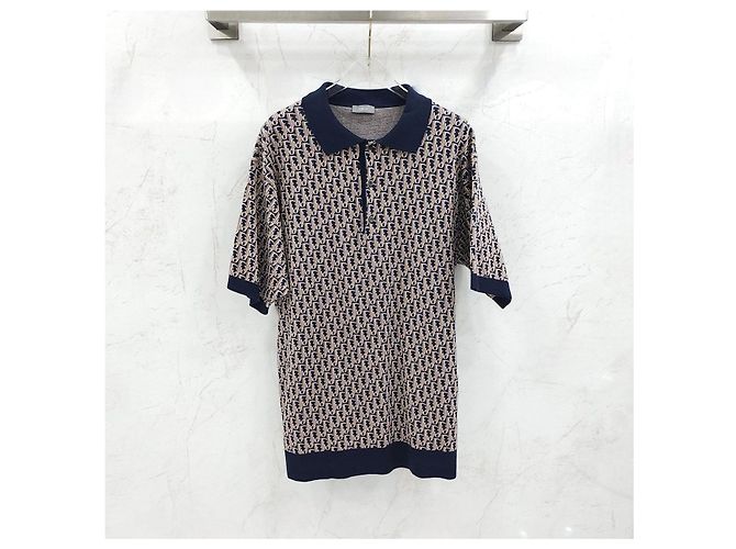 Dior Oblique Polohemd Grün Leder - Ansicht 6