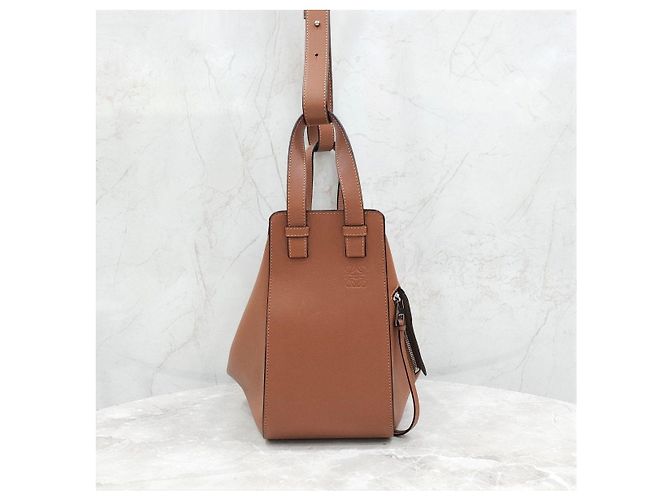 Loewe Picca Borsa Hammock in Vitello Classico - vista 8