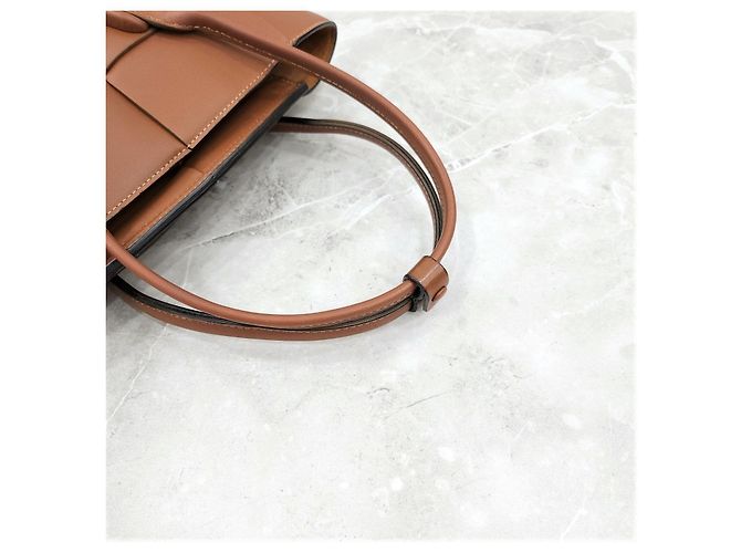 Bottega Veneta Mini Arco Leder Tote Bag - Ansicht 12