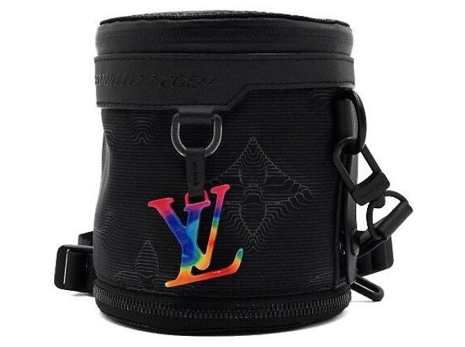 Louis Vuitton Borsa a spalla e crossbody Polochon espandibile Monogram nera - vista 2