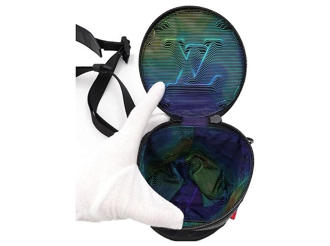 Louis Vuitton Borsa a spalla e crossbody Polochon espandibile Monogram nera - vista 5