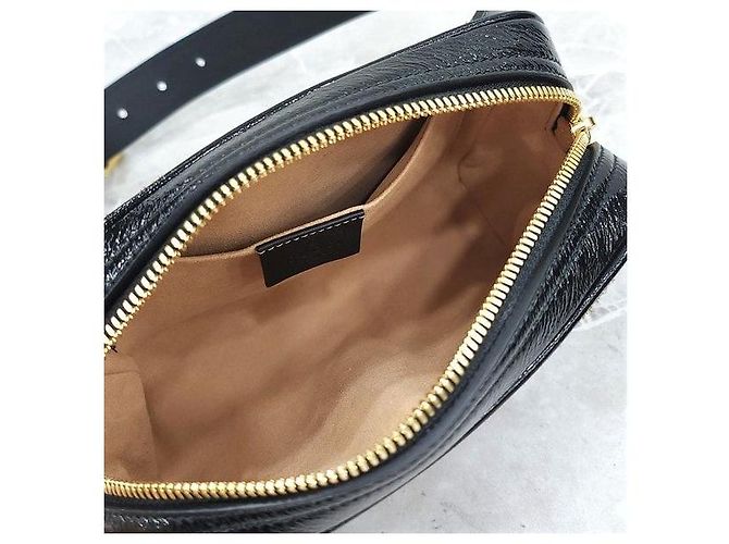 Gucci Borsetta cintura piccola Ophidia WEB in suede marrone - vista 6