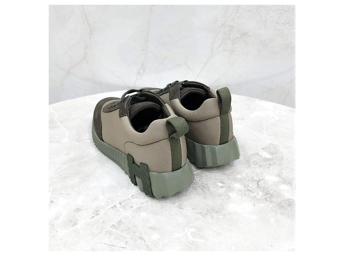 Hermès Bouncing Sneakers Khaki - Ansicht 10