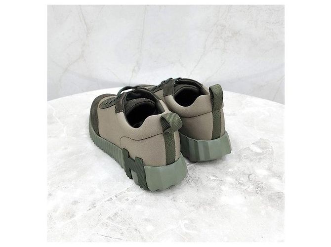Hermès Bouncing Sneakers Khaki - Ansicht 4