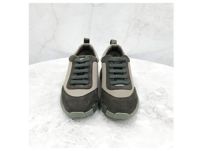 Hermès Bouncing Sneakers Khaki - Ansicht 8