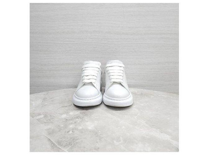 Alexander Mcqueen Sneakers White Pink Oversole - vista 2