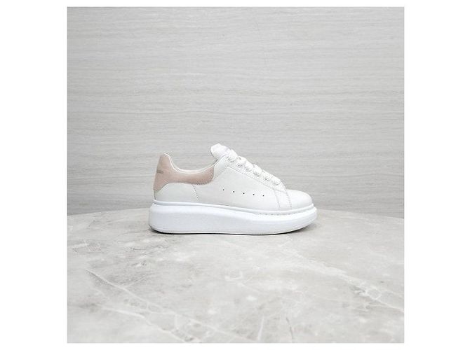 Alexander Mcqueen Sneakers White Pink Oversole - vista 5