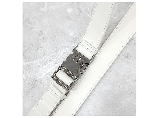 Dior Borsa Camp Bag Macro Cannage in vitello bianco - vista 7