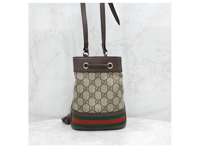 Gucci Picca borsa secchiello Ophidia - vista 11