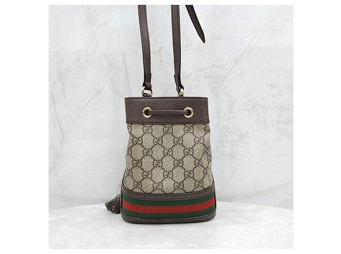 Gucci Picca borsa secchiello Ophidia - vista 3