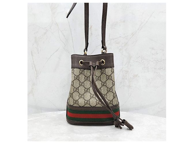Gucci Picca borsa secchiello Ophidia - vista 9