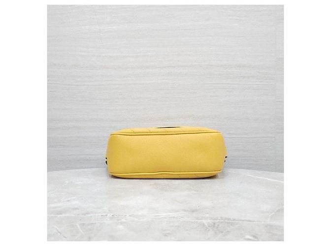 Gucci Borsa a mano e a tracolla piccola Blondie Gialla - vista 7