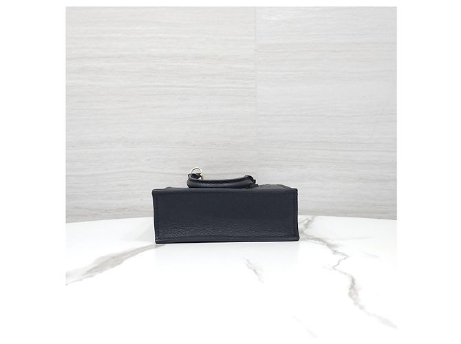 Louis Vuitton Monogram Empreinte Petit Sac Plat Tote Cross Black - vista 15