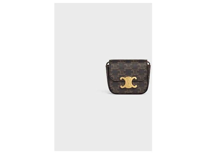 Céline Mini Claude Triomphe Canvas - vista 10