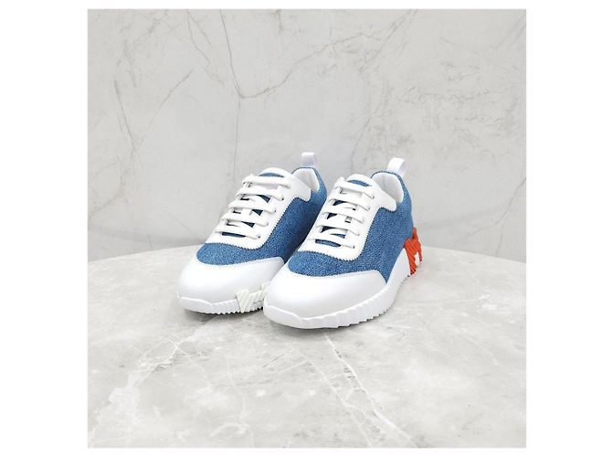 Hermès Sneakers Denim Bouncing - vista 10