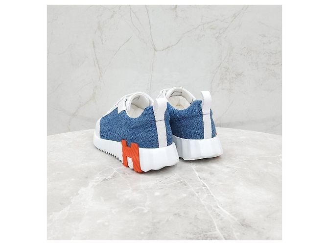 Hermès Sneakers Denim Bouncing - vista 13