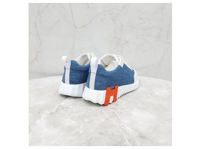 Hermès Sneakers Denim Bouncing - vista 14
