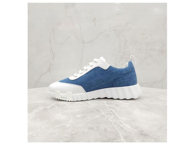 Hermès Sneakers Denim Bouncing - vista 15