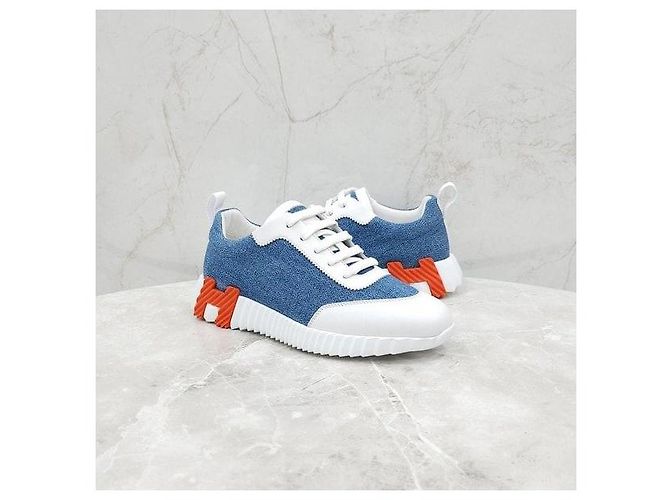 Hermès Sneakers Denim Bouncing - vista 3