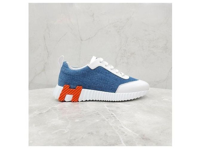 Hermès Sneakers Denim Bouncing - vista 7