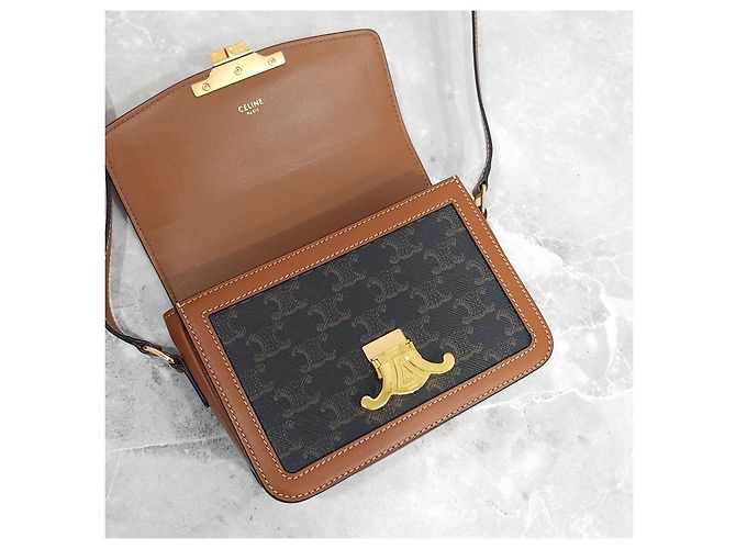 Céline Schultertasche aus Canvas - Ansicht 15