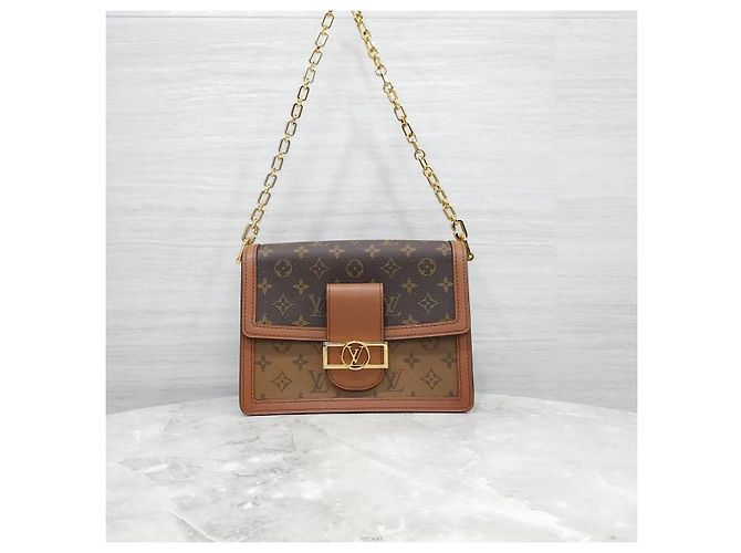 Louis Vuitton Borsa a tracolla Monogram Dolphin MM con catena - vista 4