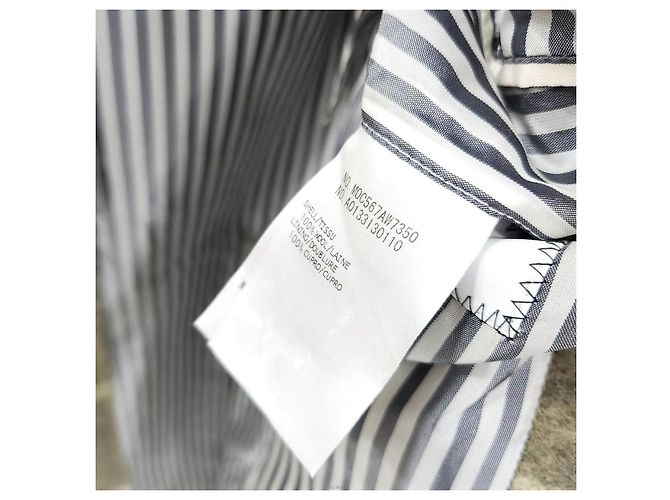 Thom Browne Check Pattern Single Chesterfield Wool Coat - view 4