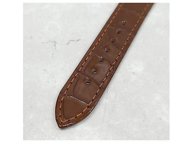 Gucci Correa de reloj de cocodrilo marrón - view 4