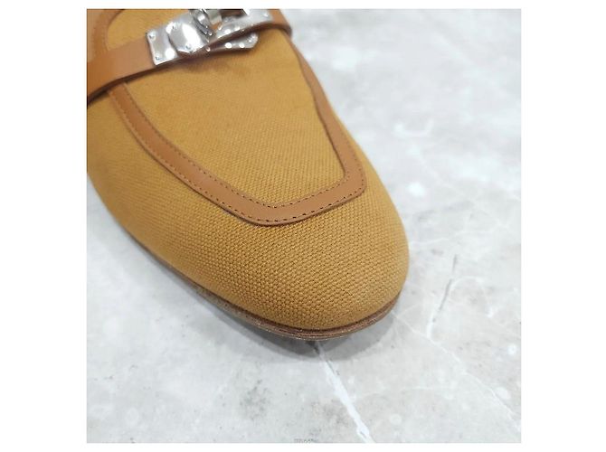 Mule Kelly Oz Bloper Hermès Marrone Metallo - vista 5