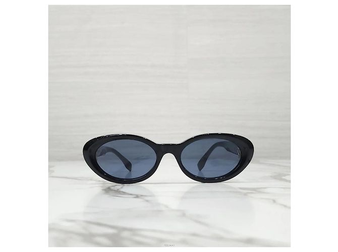 Fendi Gafas de sol de acetato negro Diamond - vista 2