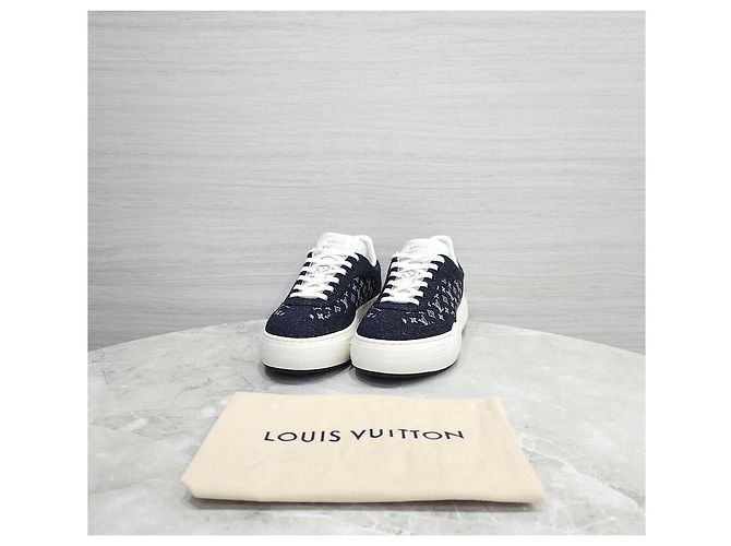 Louis Vuitton Baskets Denim Monogram - vue 9