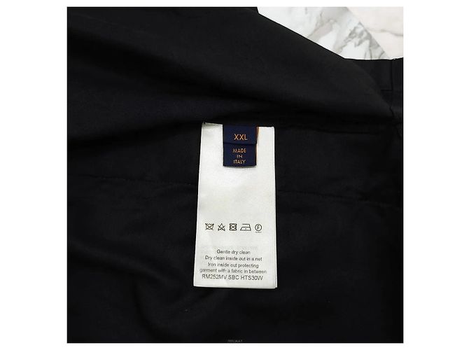 Louis Vuitton Kurzarmiges Seidenhemd mit Monogramm-Moiré-Jacquard - Ansicht 8